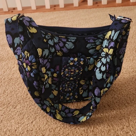 Vera Bradley Indigo Pop handbag. - Picture 4 of 4